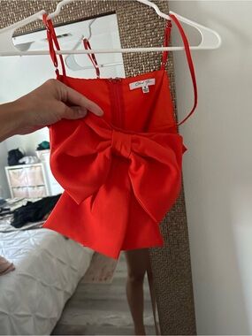 Boutique Red Bow Top